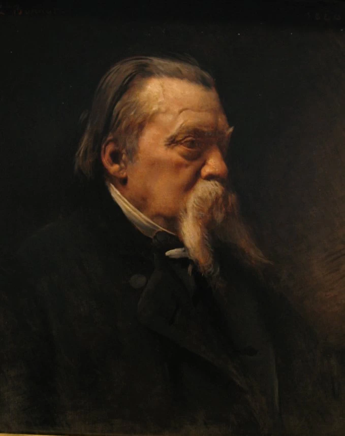 Ritratto dell'artista da Léon Bonnat - Musée des beaux, arts et d'archéologie de Besançon